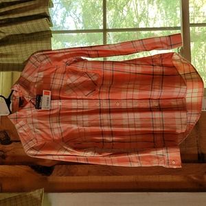 NWT xs Eddie Bauer women's boyfriend flannel